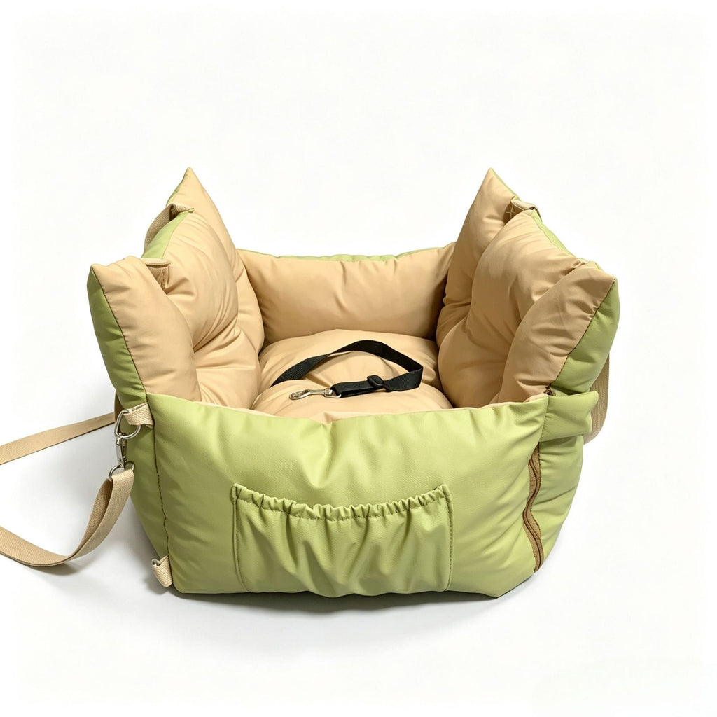 2-in-1 Waterproof Dog Car Seat and Travel Bed