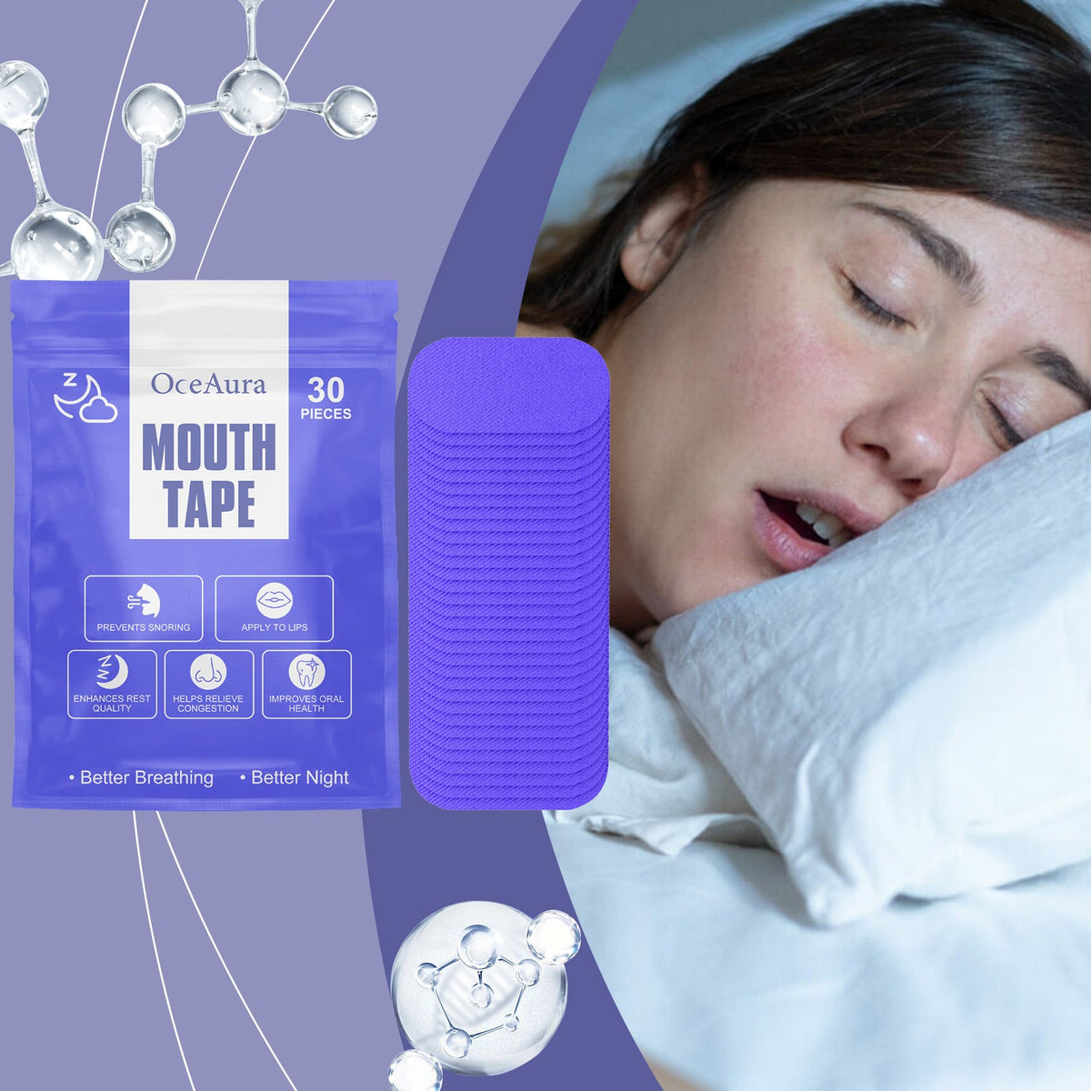Adhesive Mouth Strips – Night Pack