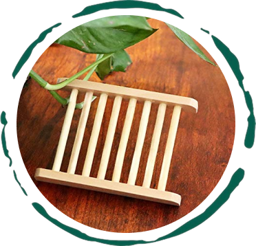 Bamboo Soap Bar Dish. Eco-Friendly - product photo 1