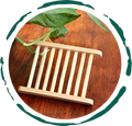 Bamboo Soap Bar Dish. Eco-Friendly - product photo 1