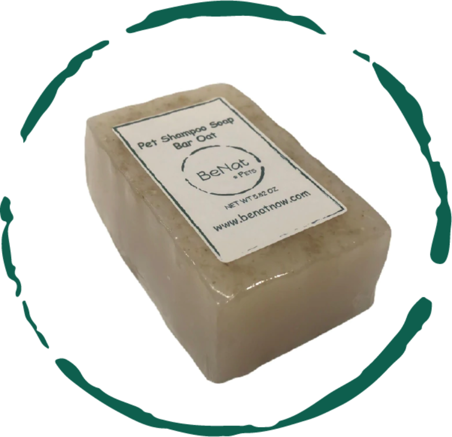 BeNat Pets. All-Natural Pet Shampoo Bar. Oat. 5.8 oz. - product photo 1