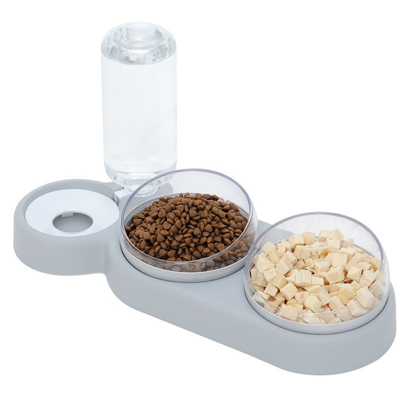 Raised pet feeding food and water bowls - image 6