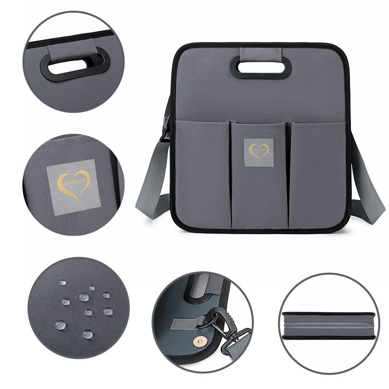 Diaper Shoulder Bag with Fold-Out Section