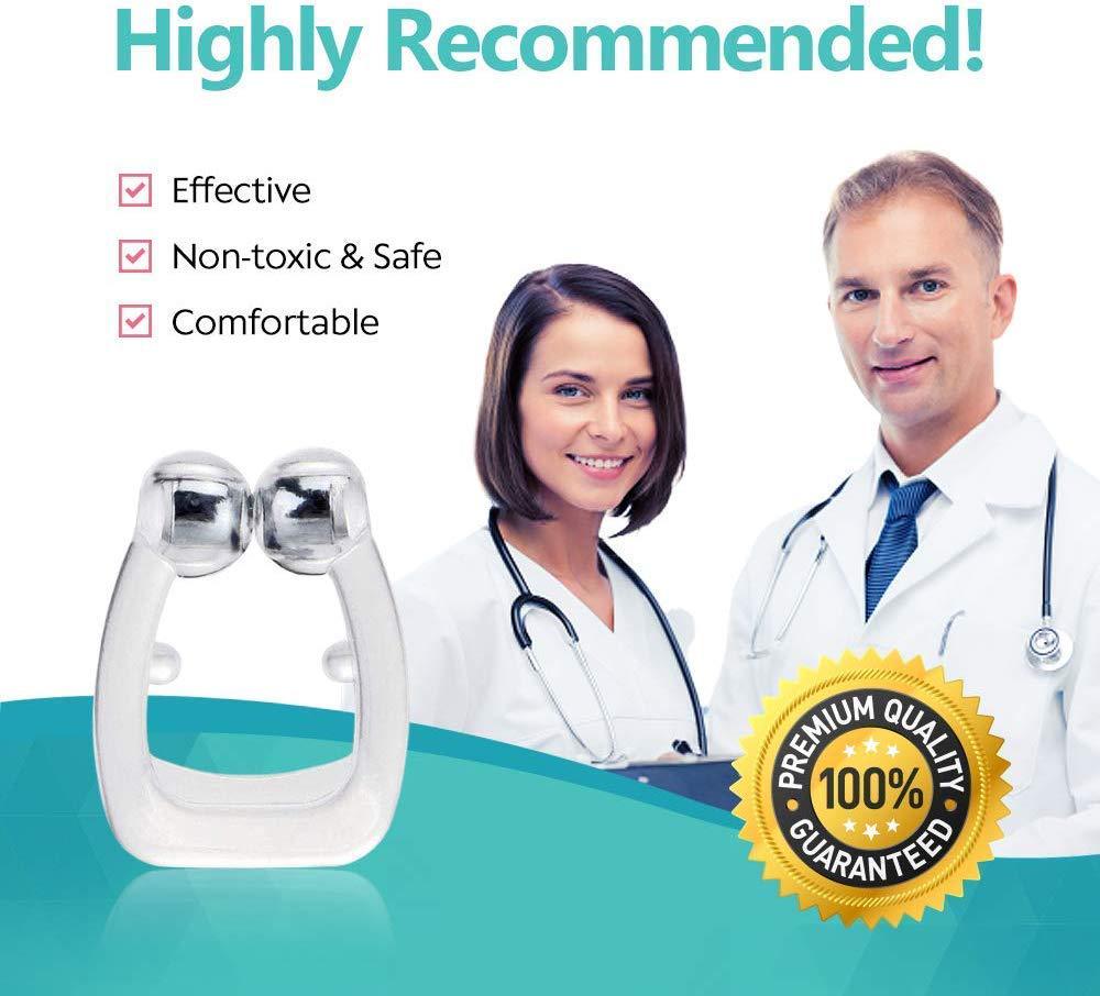 Silicone Nose Clip with Magnetic Components