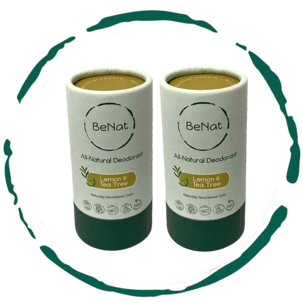 2-Pack All-Natural, Plastic-Free Deodorants - product photo 1