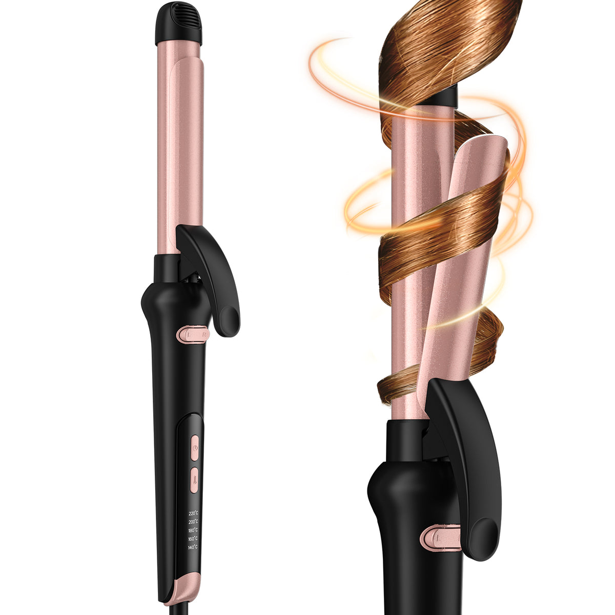 25mm automatic ceramic rotating hair curler