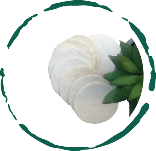 10-Pack Natural Loofah Pads - product photo 1