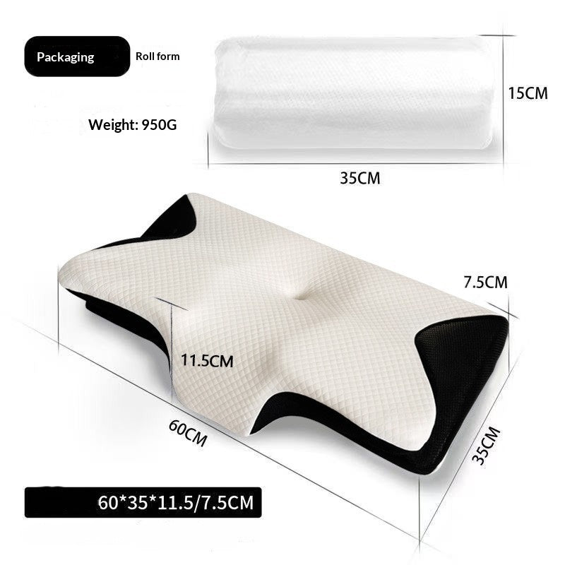 Memory Foam Butterfly Pillow – Slow Rebound Cervical Support