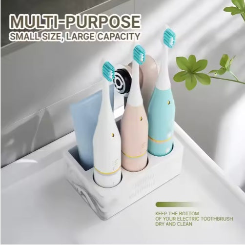 Electric Toothbrush & Toothpaste Organizer