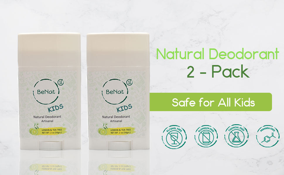 2-Pack all-Natural Deodorants for Kids & Teens - product photo 4