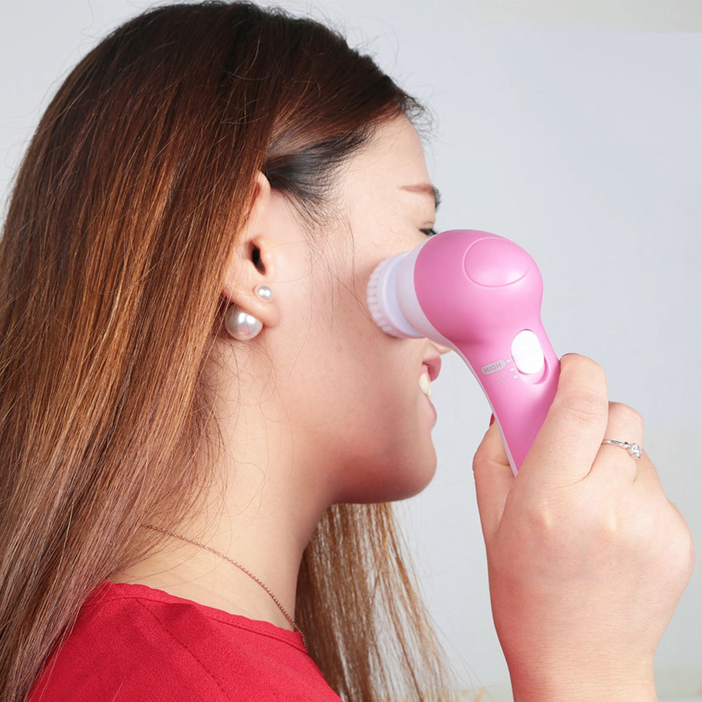 5-in-1 Facial Cleansing Brush Set