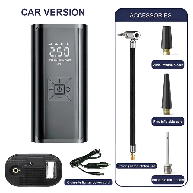 6000mAh Cordless Tire Inflator – 150 PSI