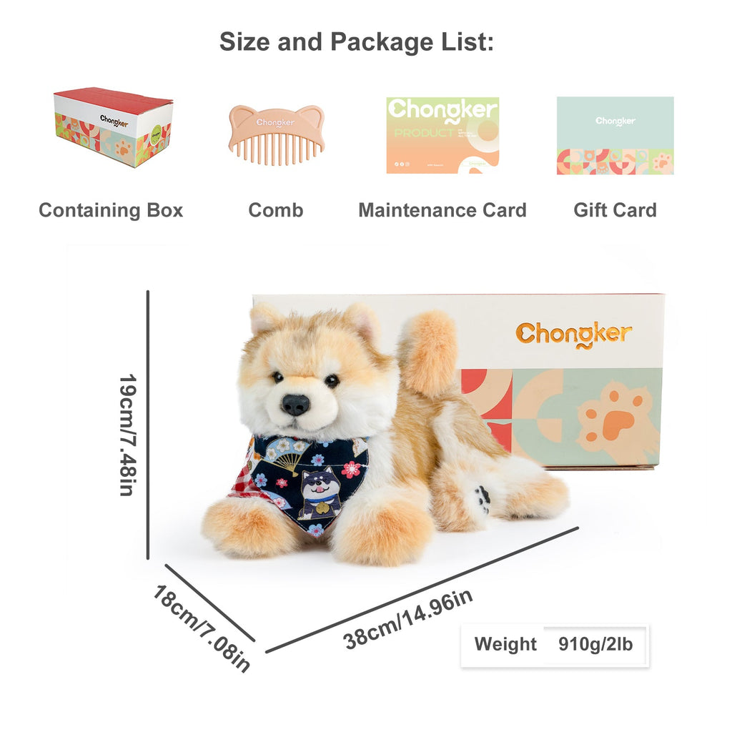 Shiba Inu Dog Plush – Cuddly Gift for Puppy Lovers