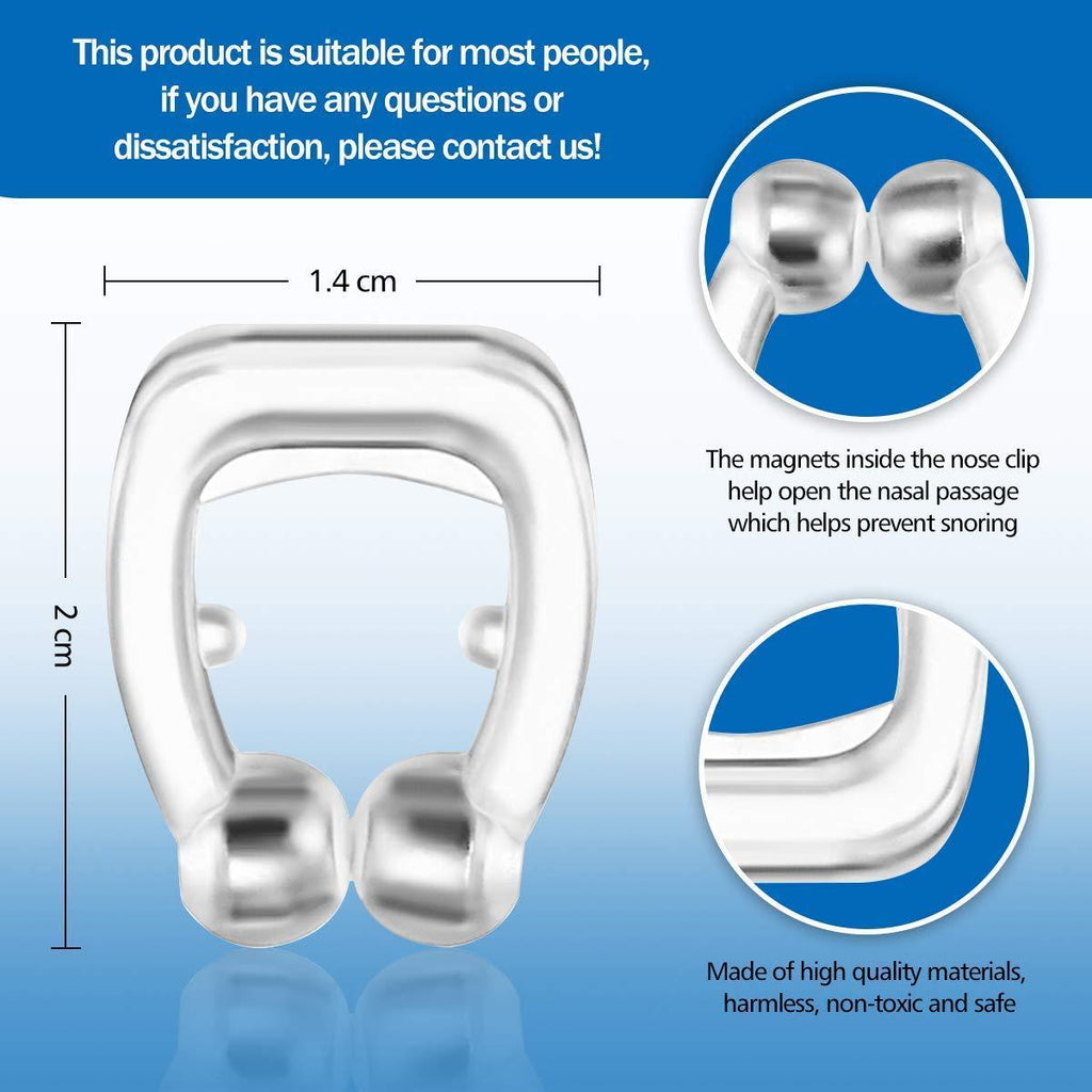 Silicone Nose Clip with Magnetic Components