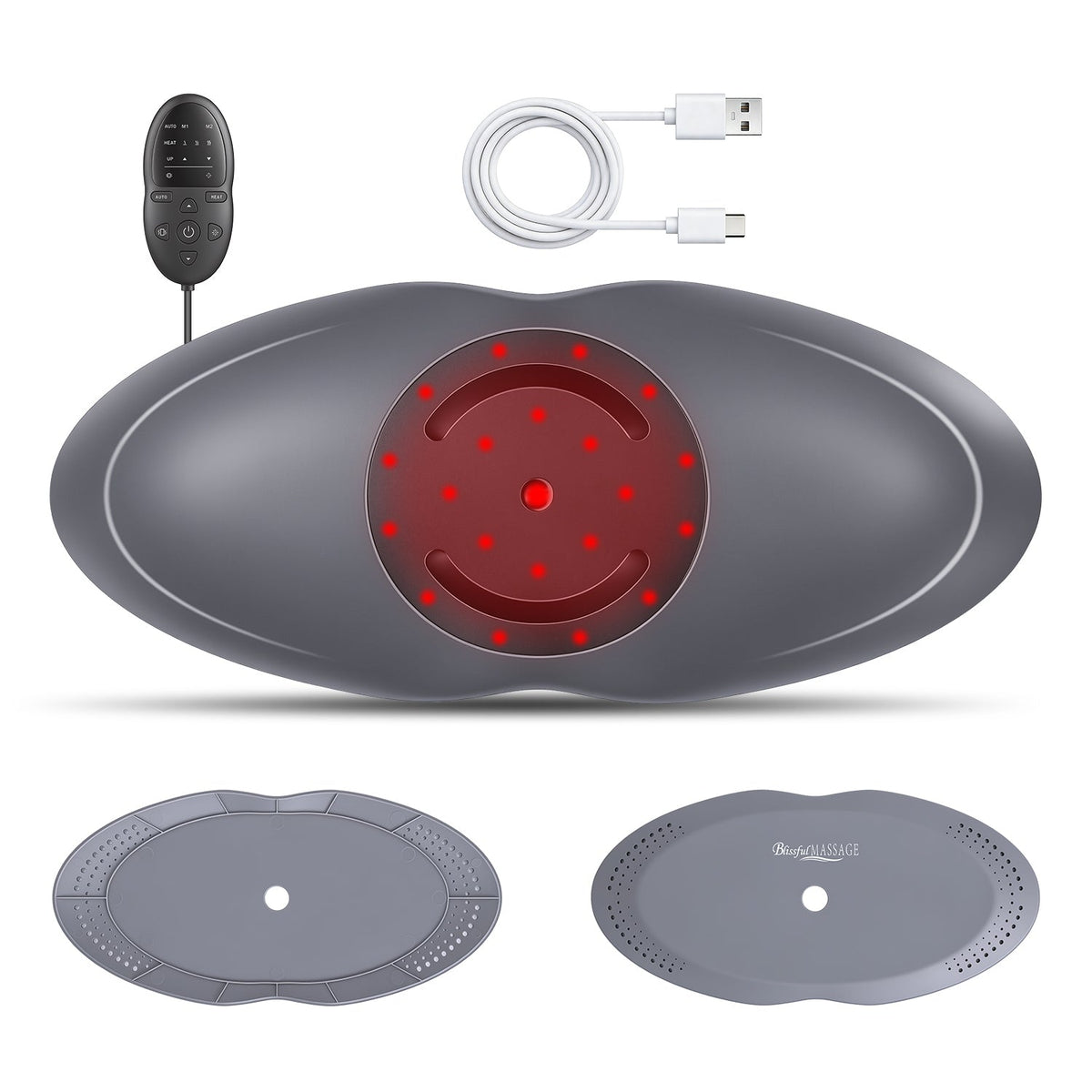 Electric Lumbar Traction Device with Heat & Massage