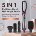 5 in 1 hot air comb brush hair dryer styler