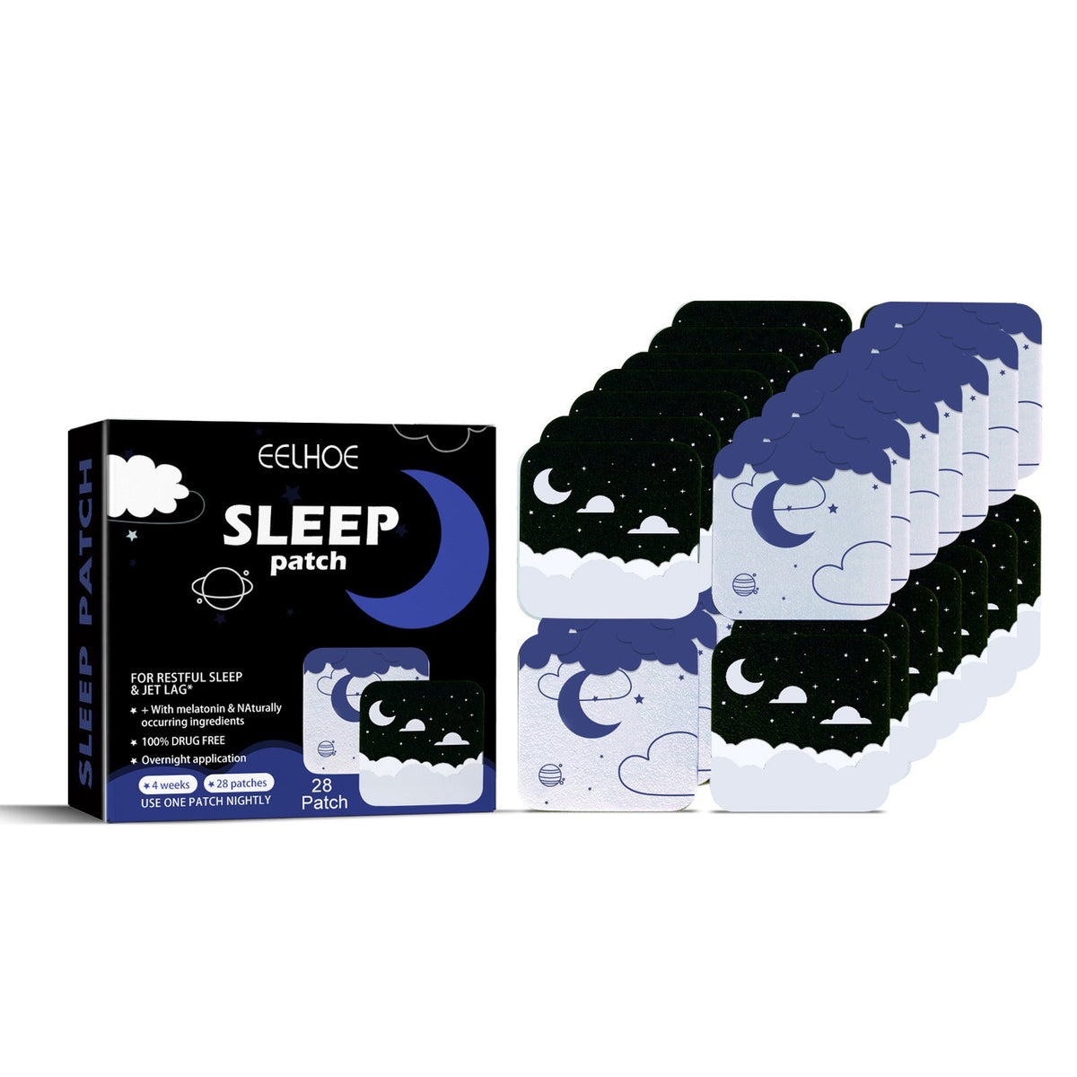 Adhesive Personal-Care Patches, 28 Pieces