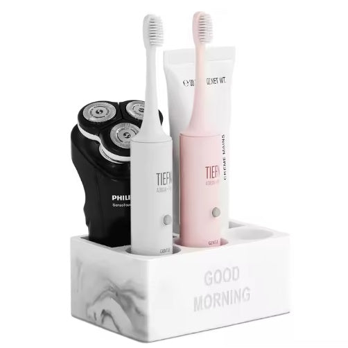Electric Toothbrush & Toothpaste Organizer