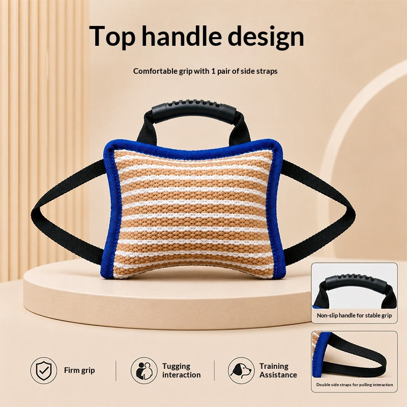 Jute Bite Cushion and Bite Roll for Dog Training