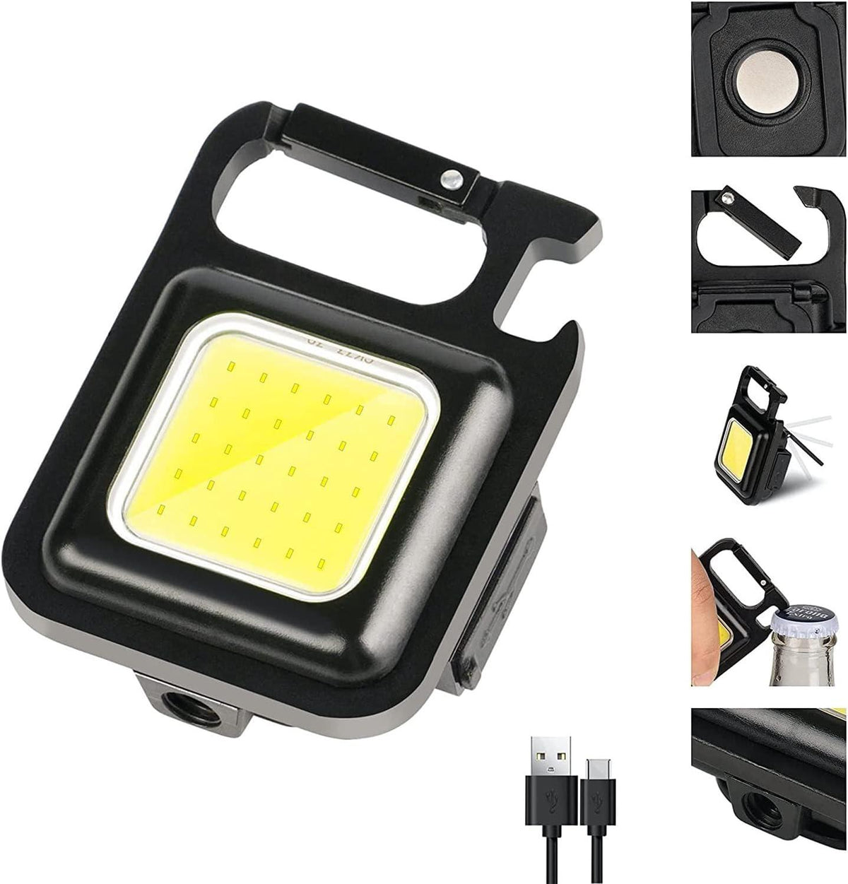 SOL Rechargeable COB Keychain Work Light – 250 Lumens