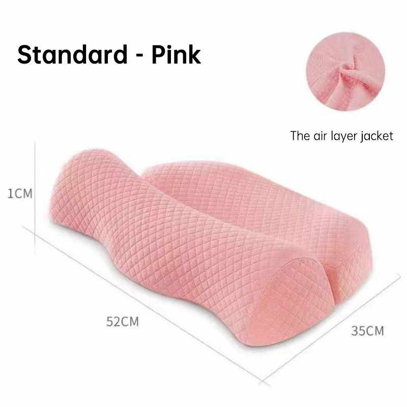 Ergonomic Cervical Memory Foam Pillow – Neck Support for Side & Back Sleepers