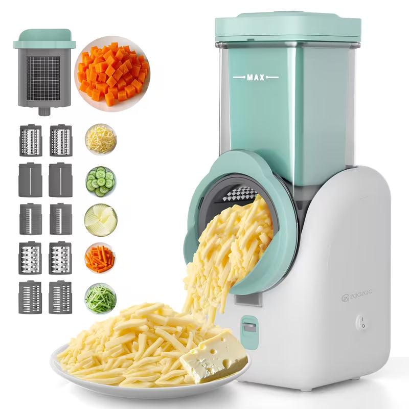 6-in-1 Electric Cheese Grater and Vegetable Slicer