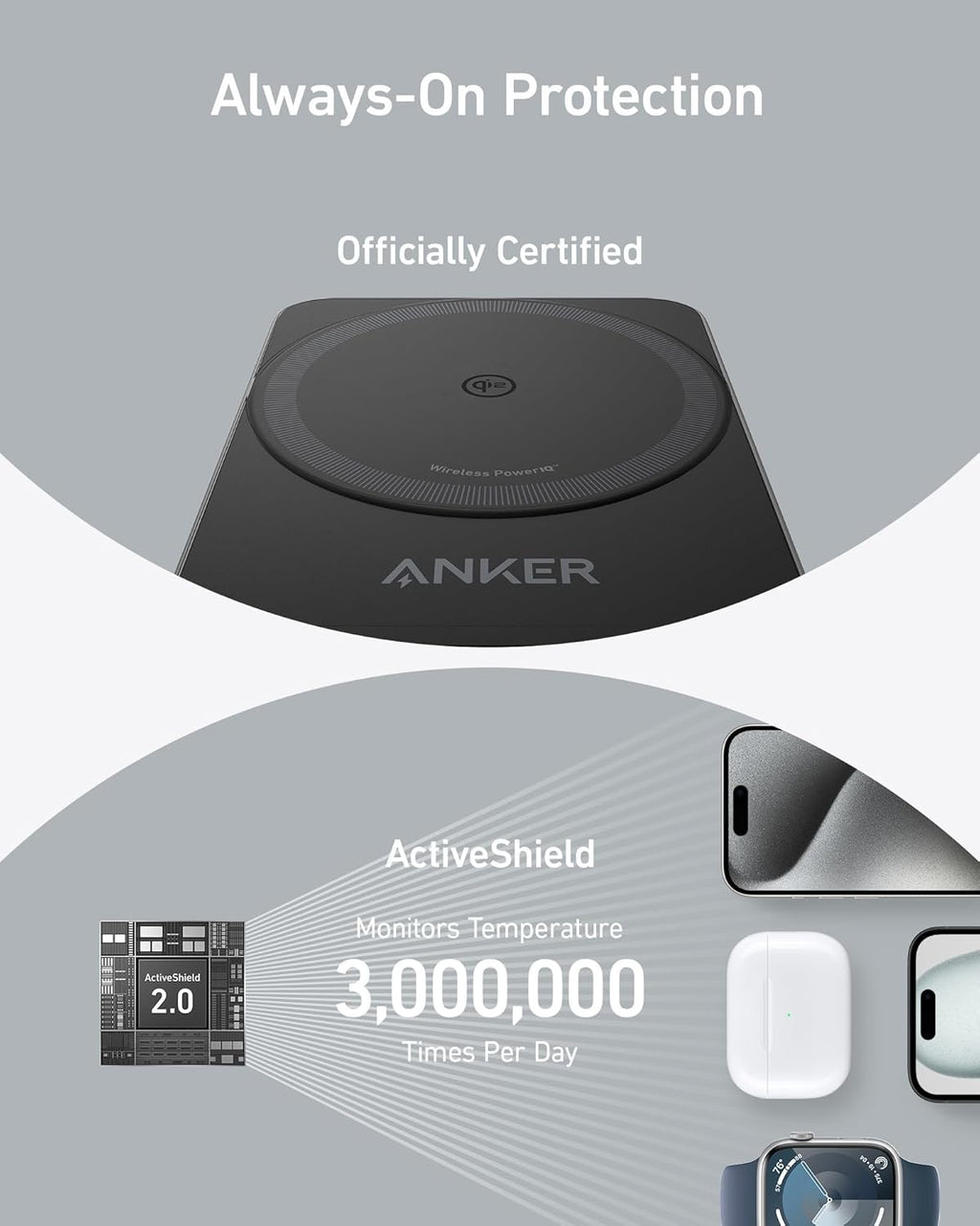 Anker MagGo 3-in-1 Foldable Wireless Charging Station