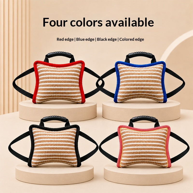 Jute Bite Cushion and Bite Roll for Dog Training