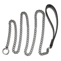 9mm Stainless Steel Dog Leash with Leather Handle