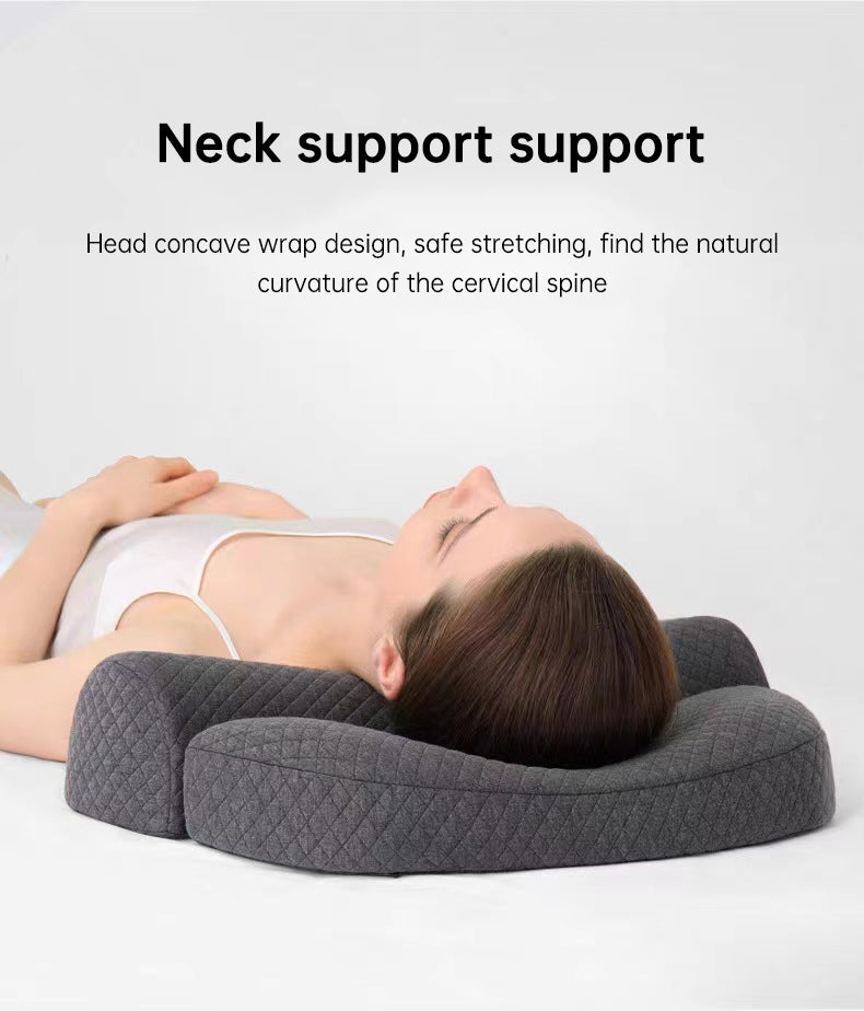 Ergonomic Cervical Memory Foam Pillow – Neck Support for Side & Back Sleepers