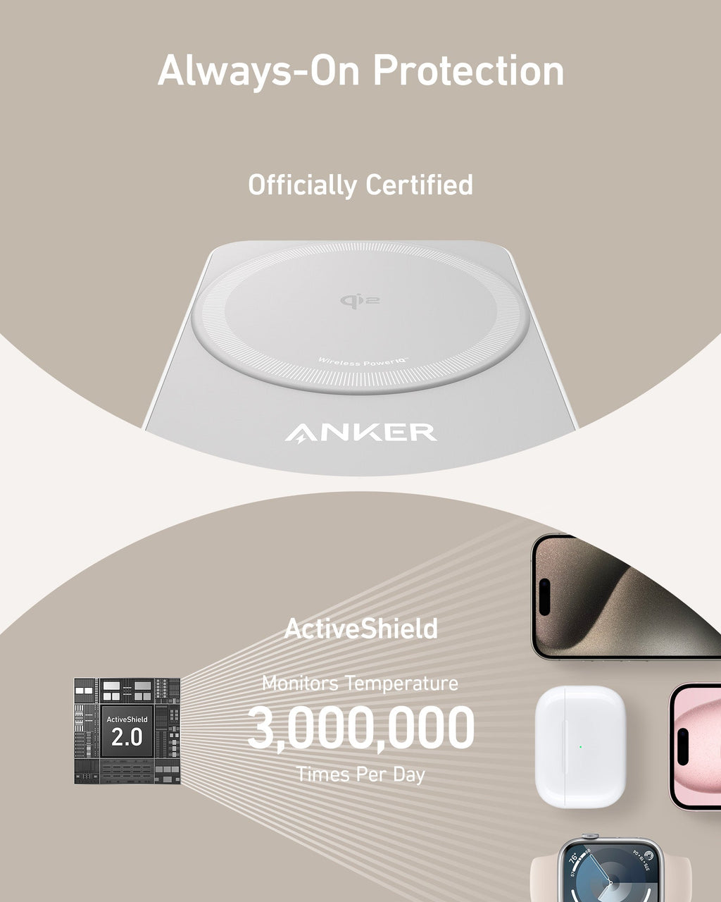 Anker MagGo 3-in-1 Foldable Wireless Charging Station