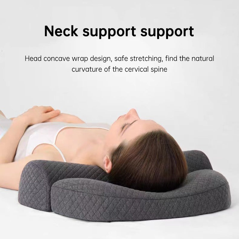 Ergonomic Cervical Memory Foam Pillow – Neck Support for Side & Back Sleepers