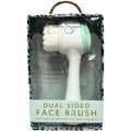 DUAL SIDED MINI FACE BRUSH | EXFOLIATES, CLEANSES AT HOME OR DURING TRAVEL