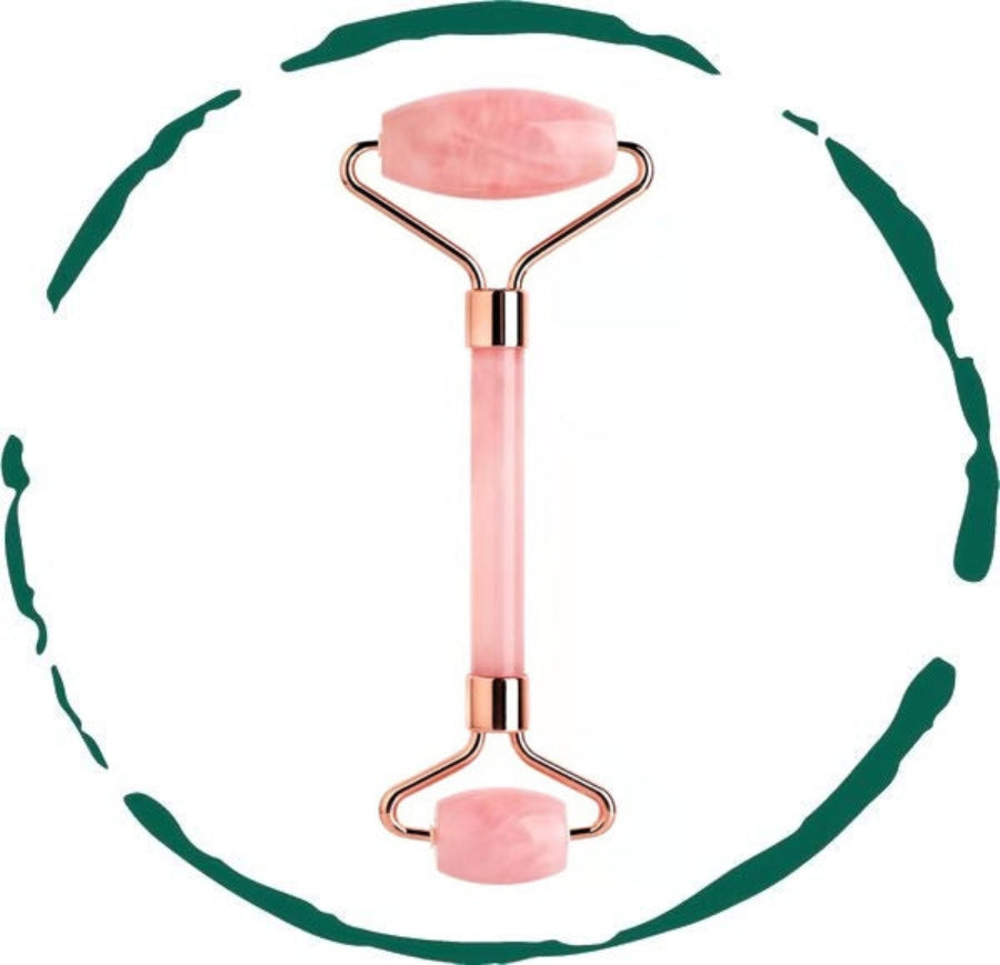 Rose Quartz Face Roller - product photo 1
