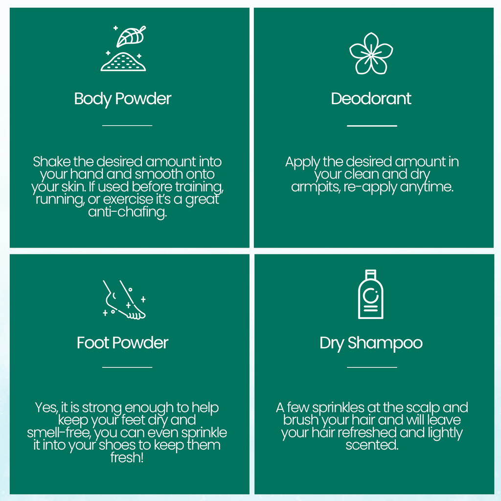 2-Pack Talc-Free Natural Body And Deodorant Powder - product photo 5