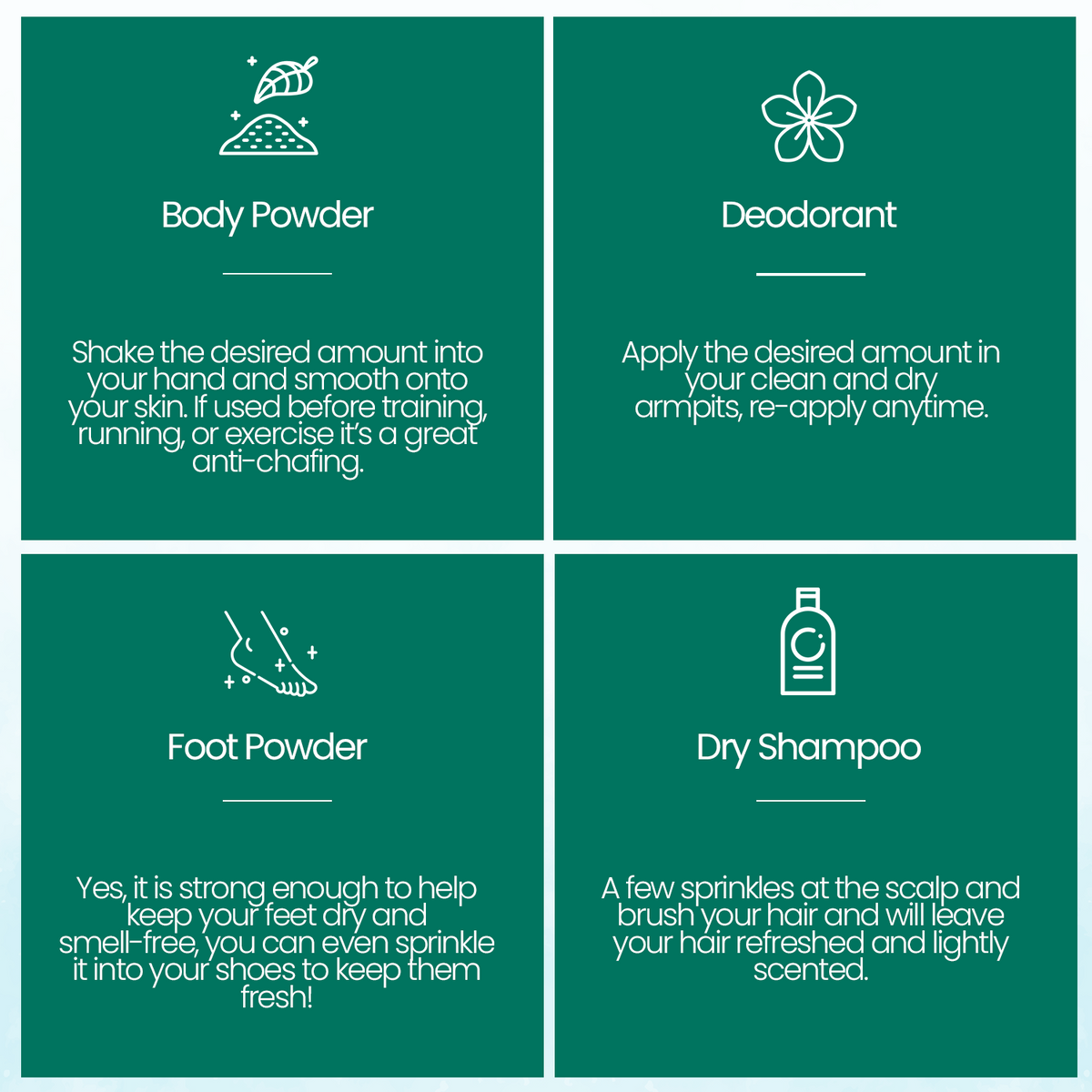 2-Pack Talc-Free Natural Body And Deodorant Powder - product photo 5