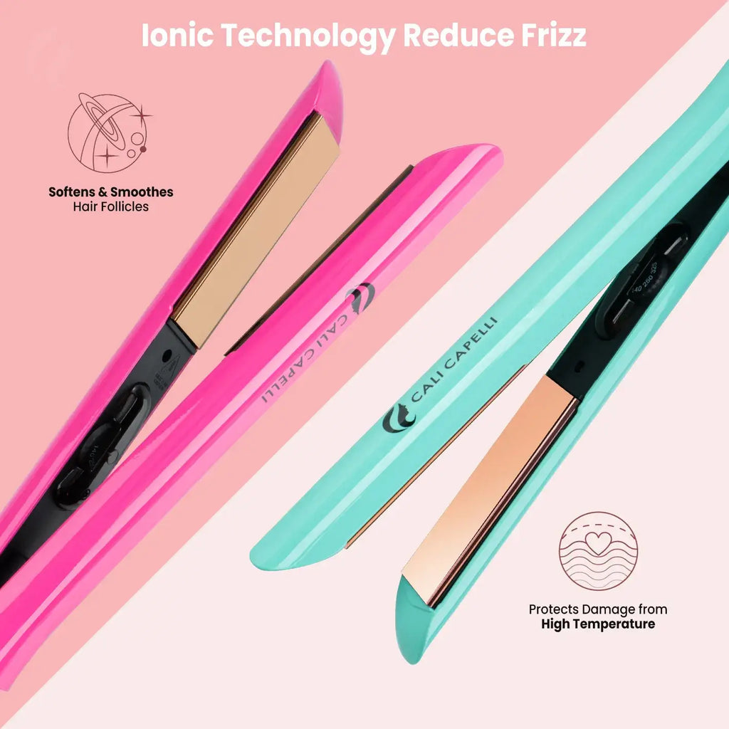 Titanium Pro 1-Inch Hair Straightener – Pink