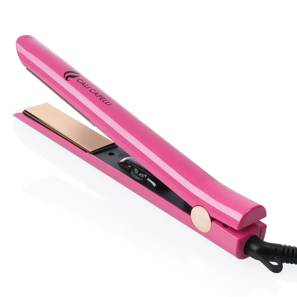 Titanium Pro 1-Inch Hair Straightener – Pink