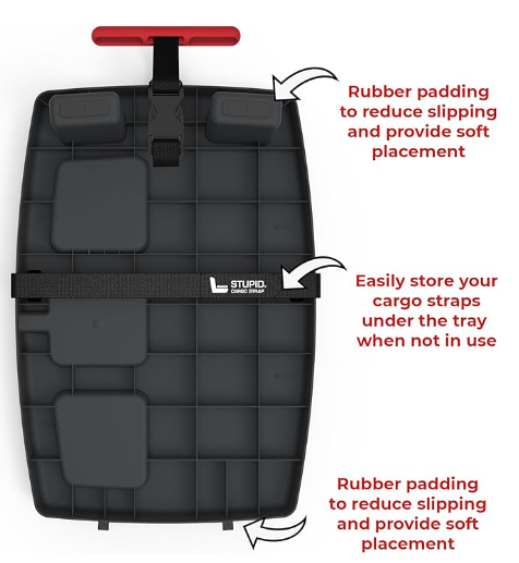 Stupid Car Tray with XL Cup Holders – Drink Holder Bundle