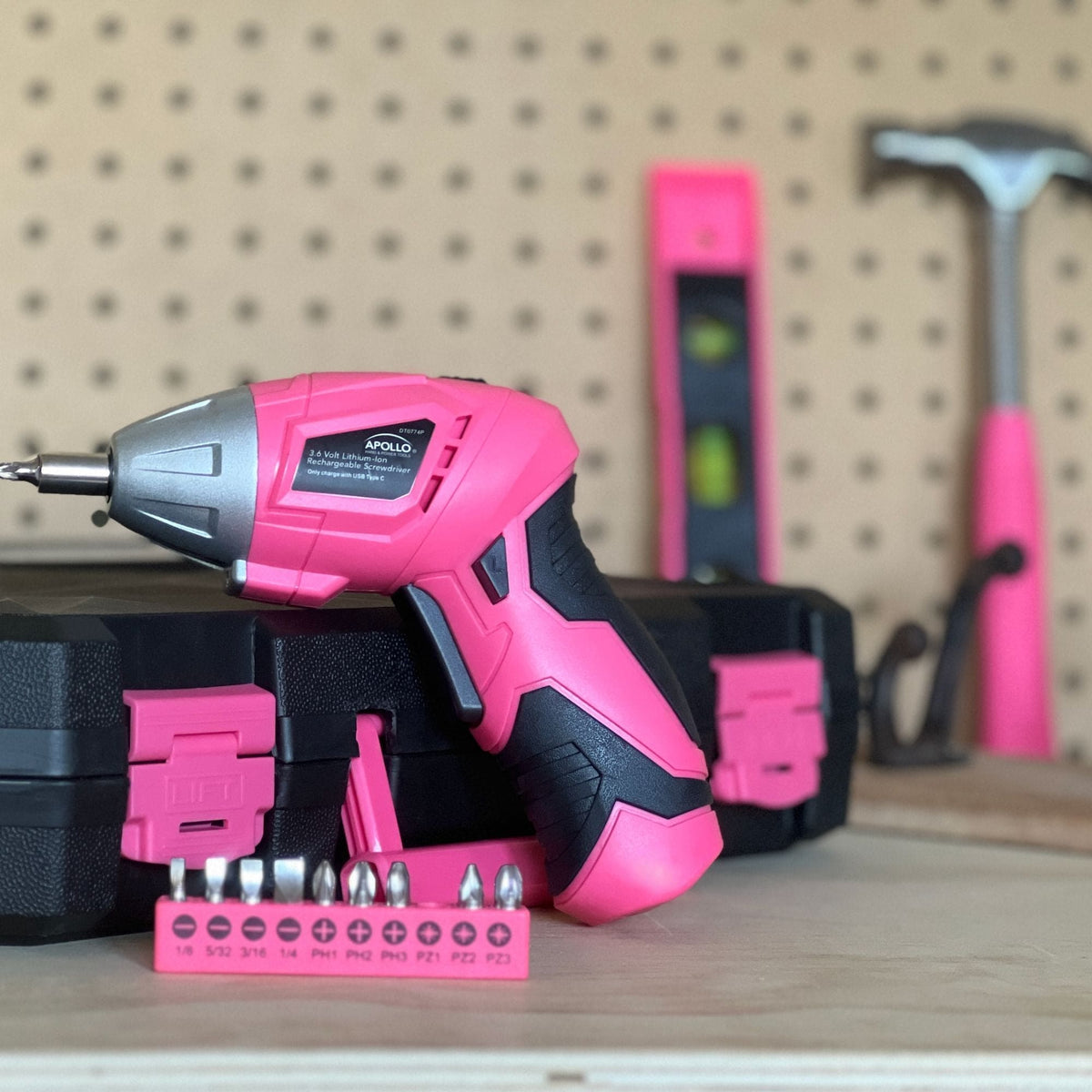135-Piece Household Tool Set with Cordless Screwdriver