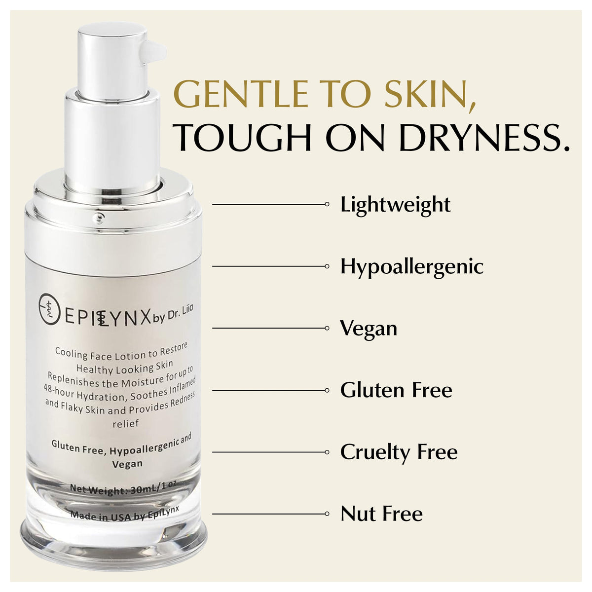 EpiLynx Calming Face Moisturizer – 30 mL