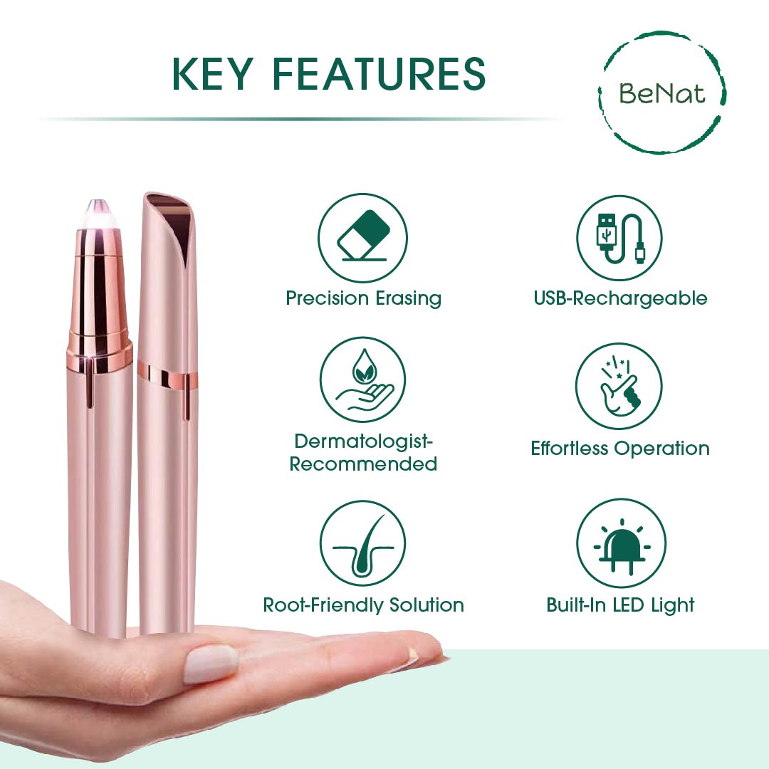 Rechargeable Eyebrow Hair Remover - product photo 4