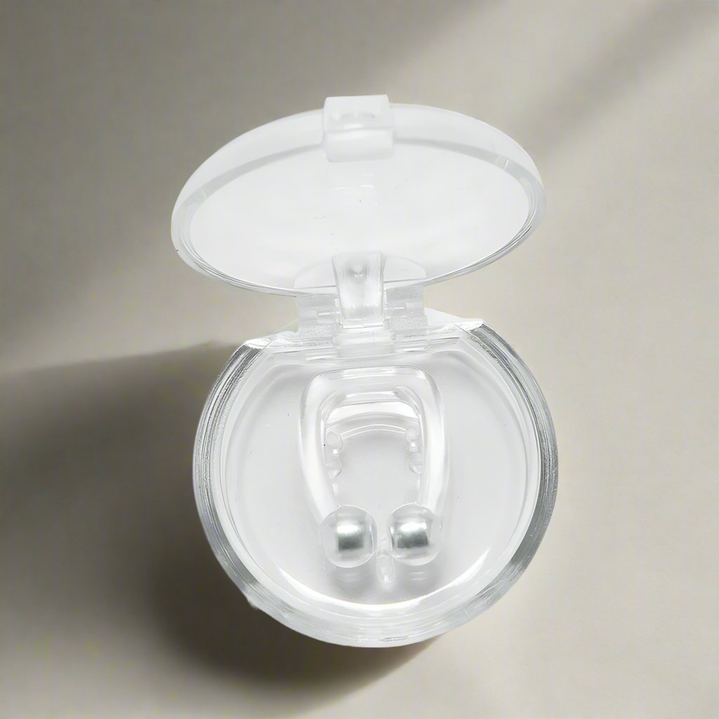 Silicone Nose Clip with Magnetic Components