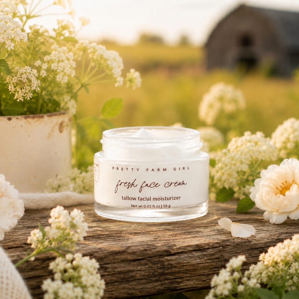 Pretty Farm Girl Fresh Face Tallow Cream – 22 g