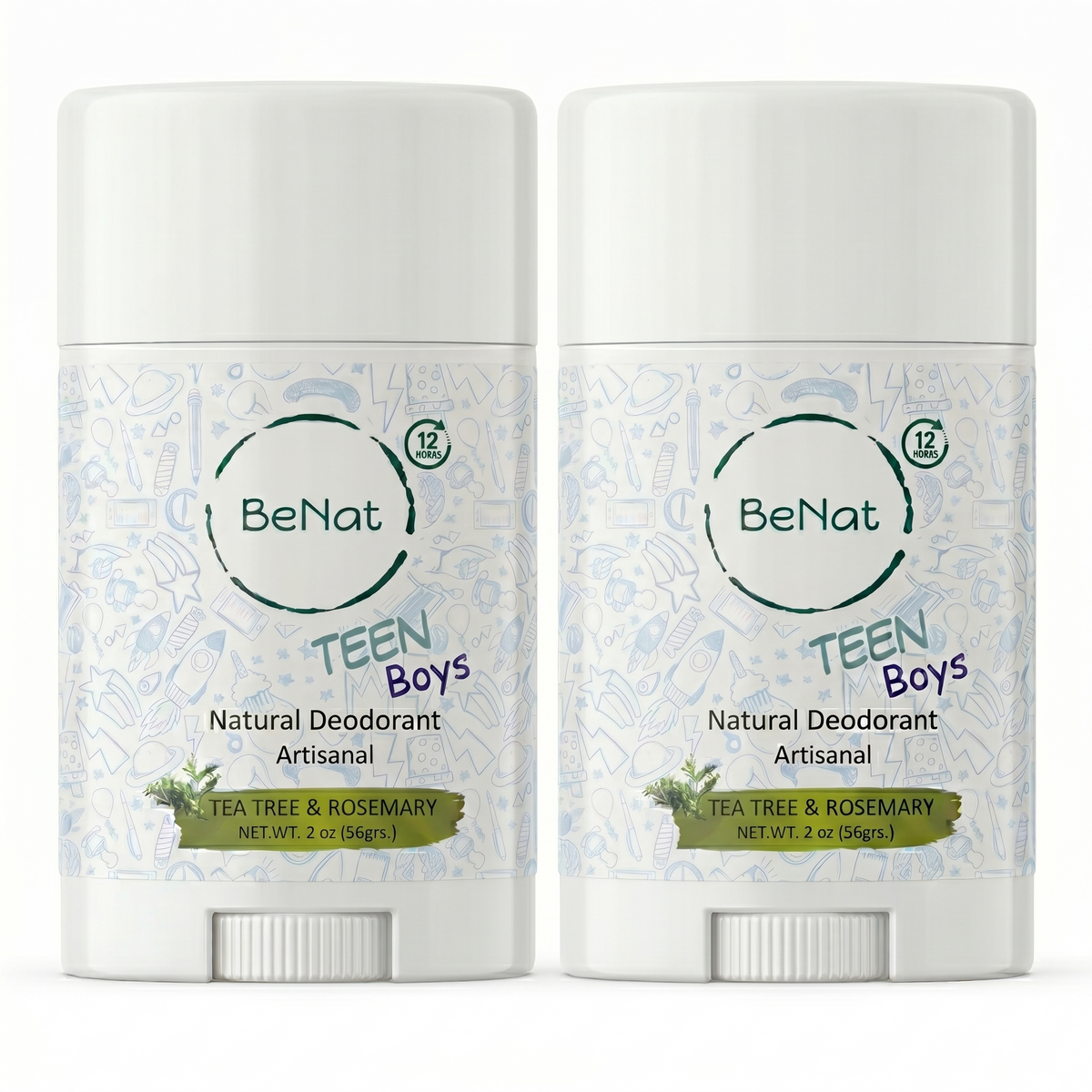 2-Pack all-Natural Deodorants for Kids & Teens - product photo 11