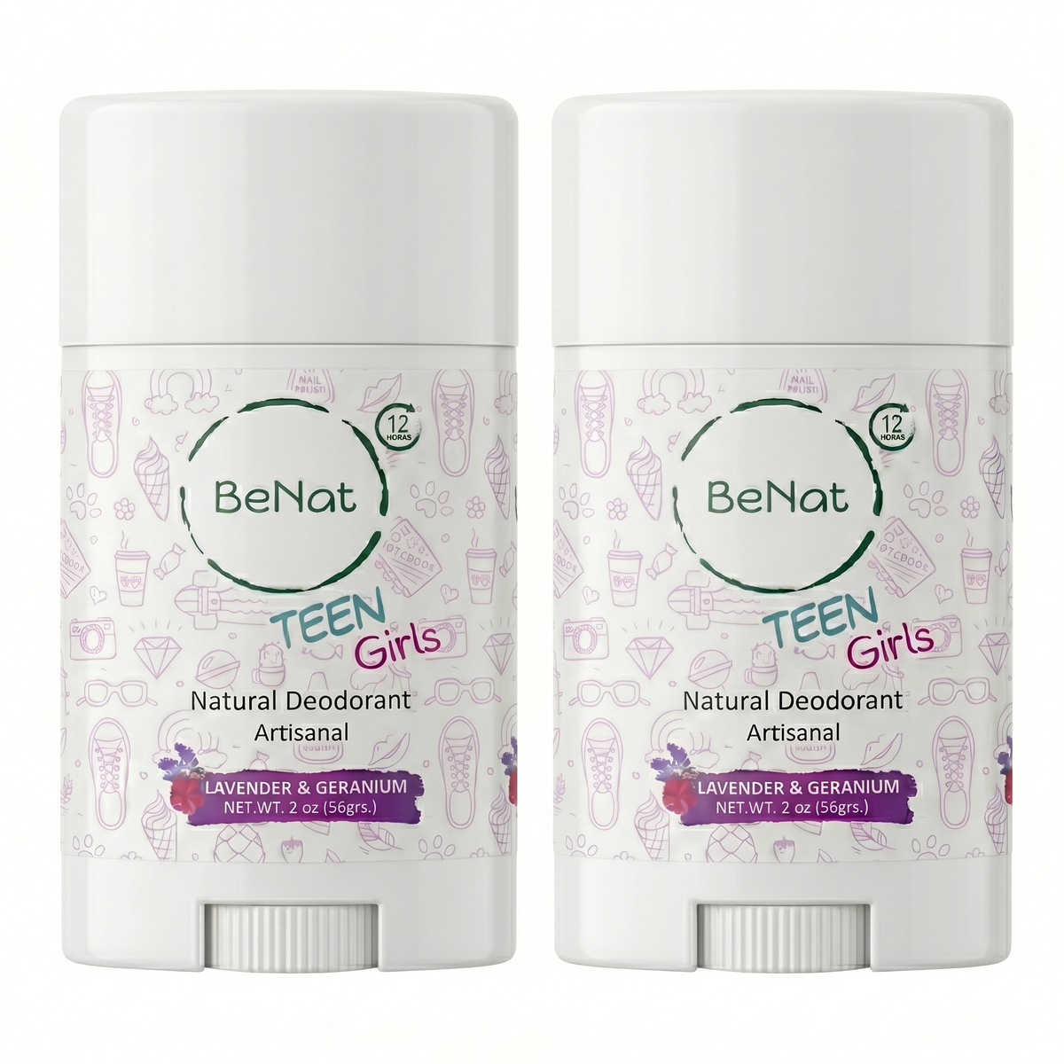 2-Pack all-Natural Deodorants for Kids & Teens - product photo 12