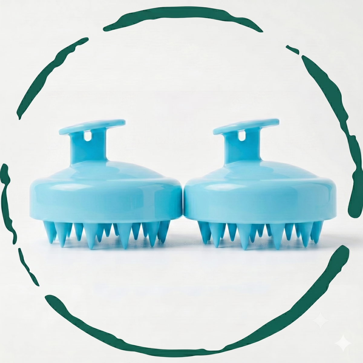 2-Pack Scalp Scrubber & Hair Growth Massager - product photo 1