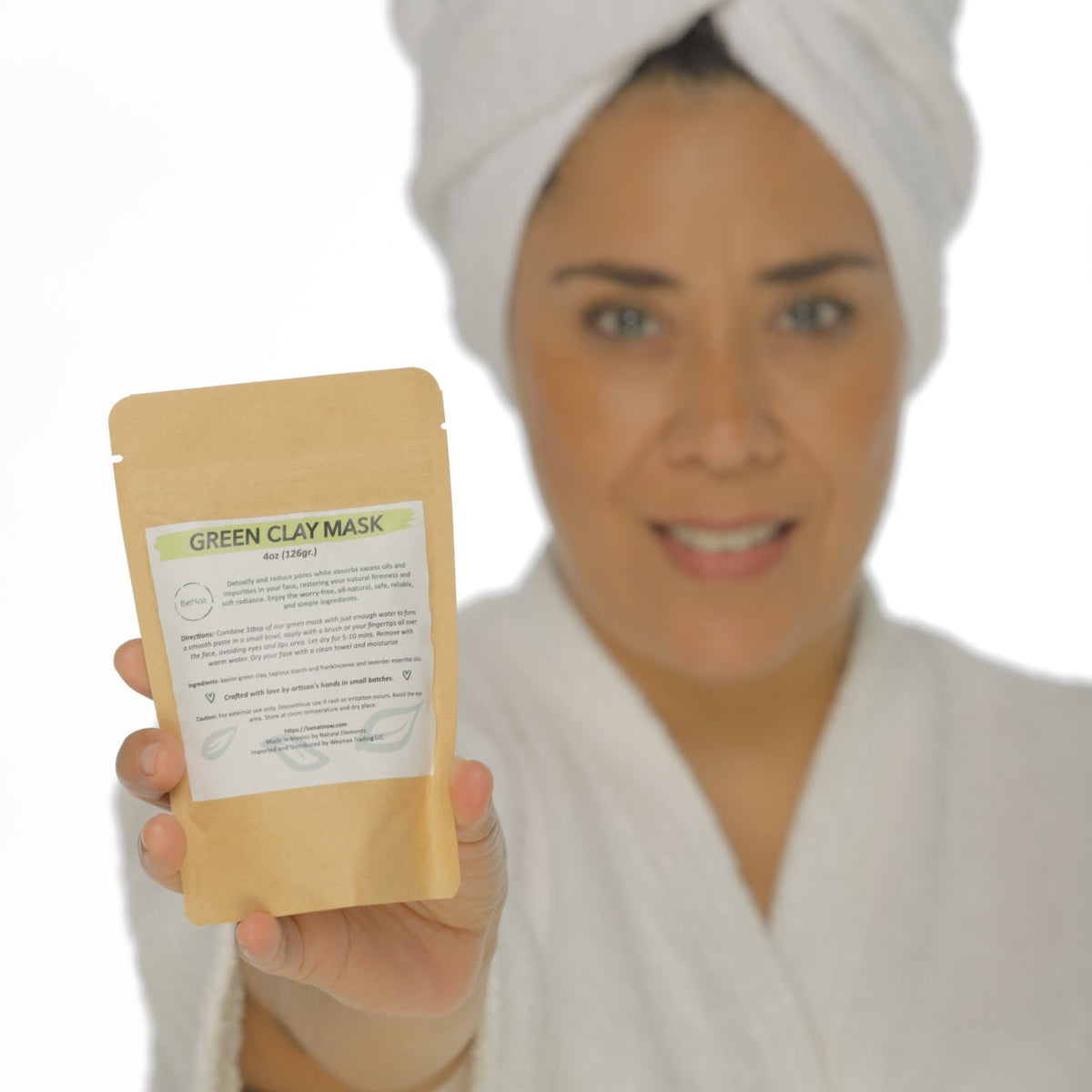 Green Clay Mask | Pore-Refining Facial Detox - product photo 5