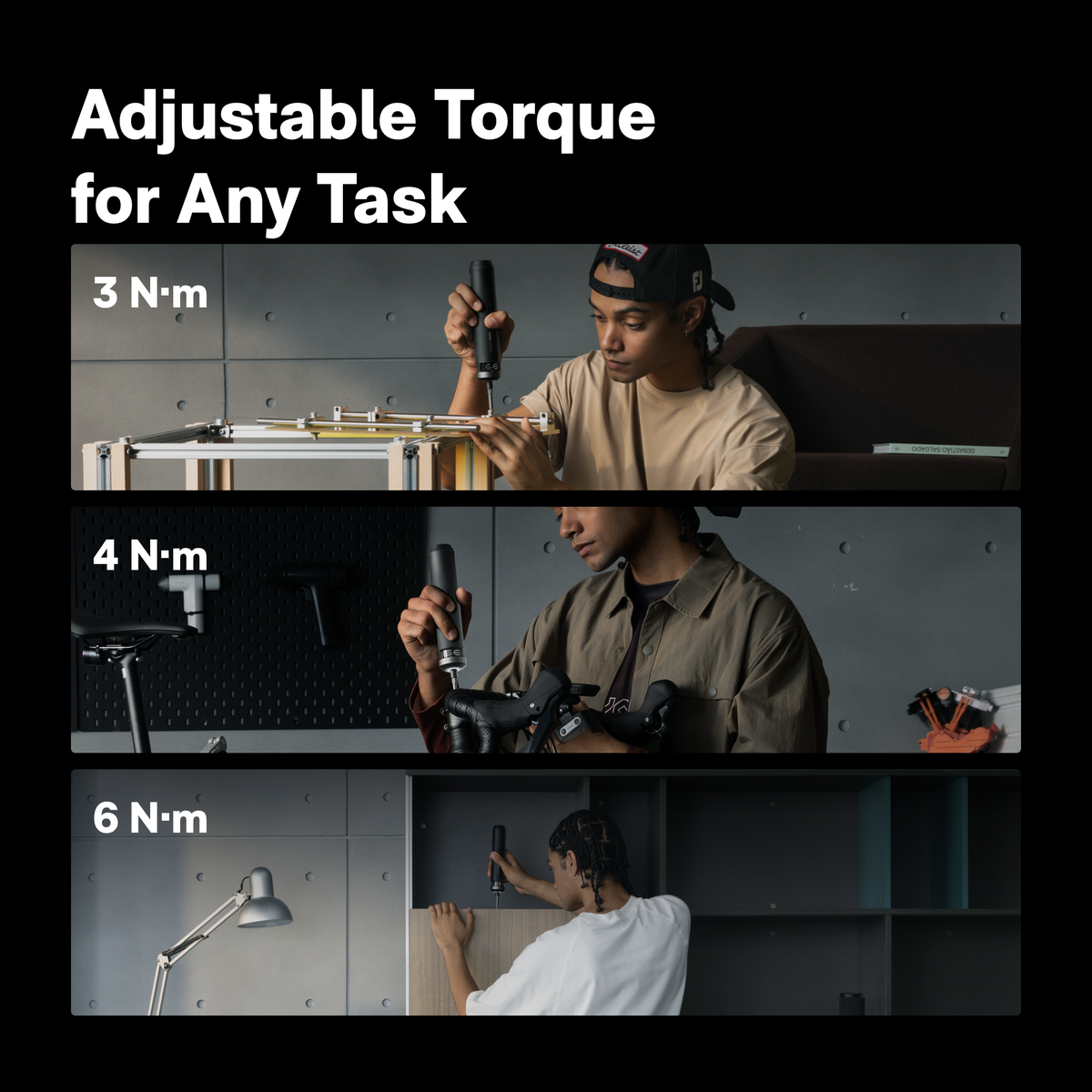 HOTO PixelDrive Cordless Screwdriver – Digital Torque Control