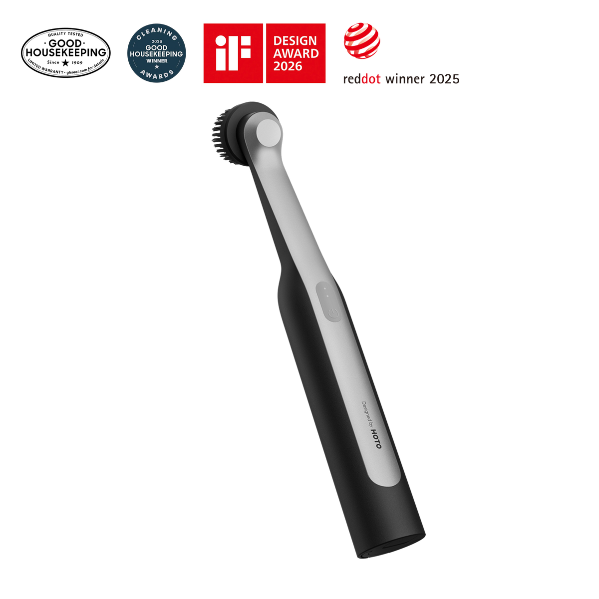 HOTO Wand Cordless Spin Scrubber – Rechargeable Cleaning Brush
